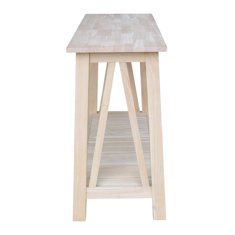 Console/table basse Surrey en bois massif