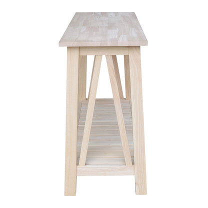 Console/table basse Surrey en bois massif