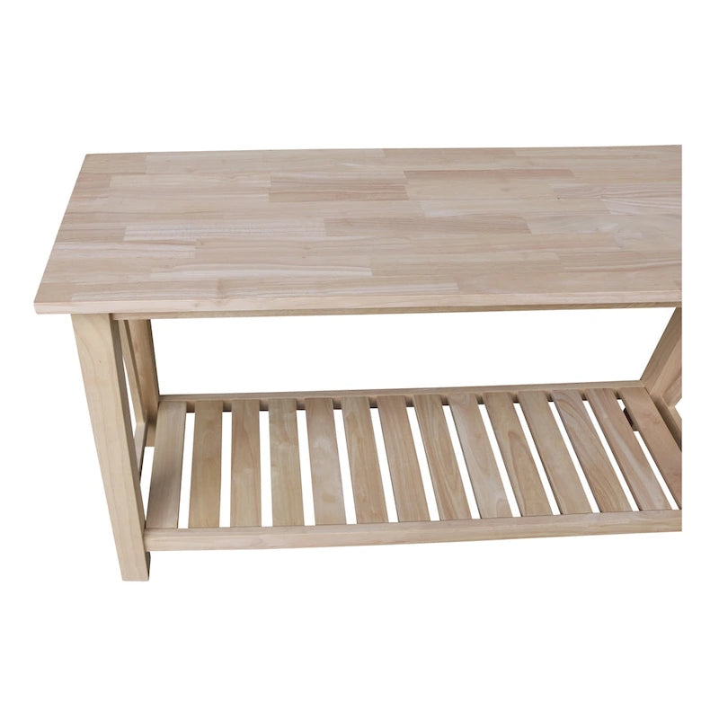 Console/table basse Surrey en bois massif