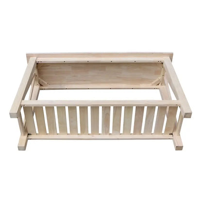 Console/table basse Surrey en bois massif