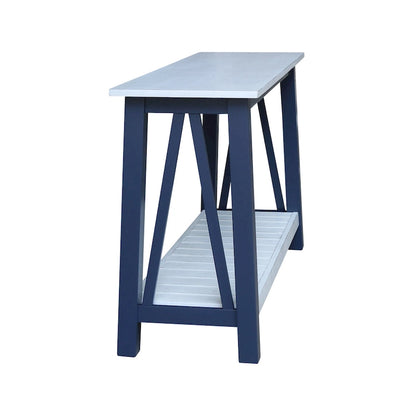 Console/table basse Surrey en bois massif