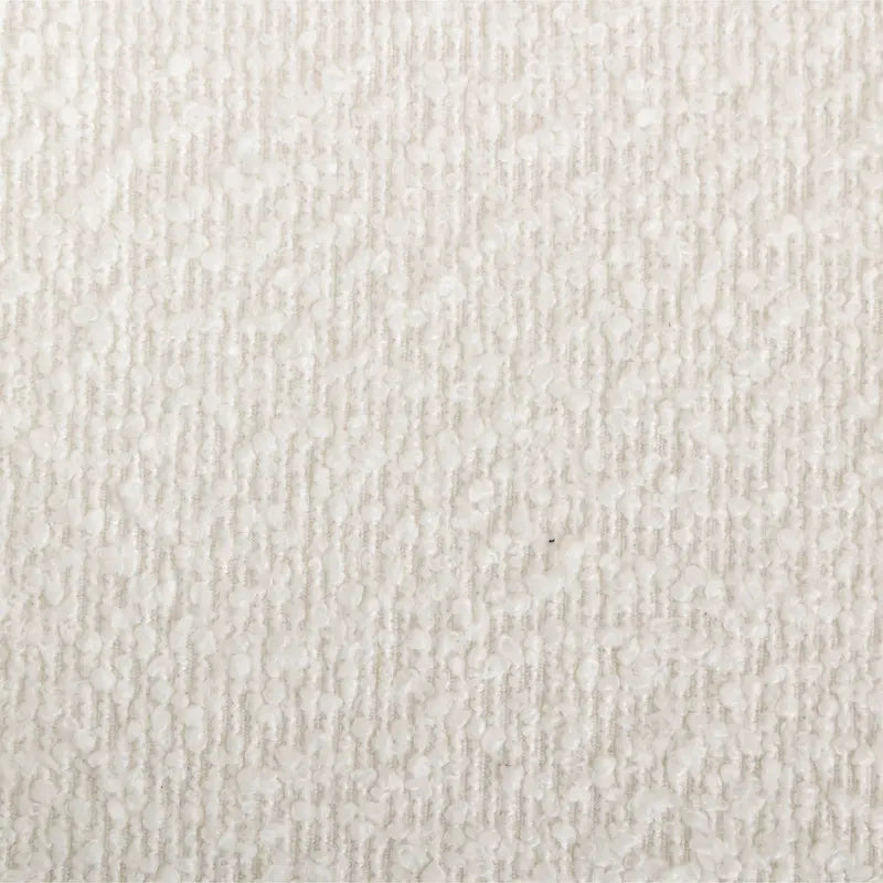 Chaises de salle à manger rondes modernes en bouclette Burbank de Roundhill Furniture, lot de 2