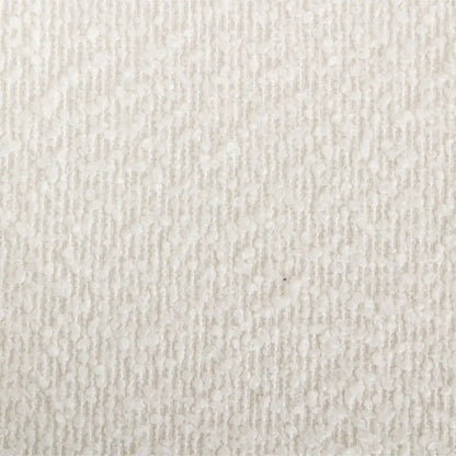 Chaises de salle à manger rondes modernes en bouclette Burbank de Roundhill Furniture, lot de 2