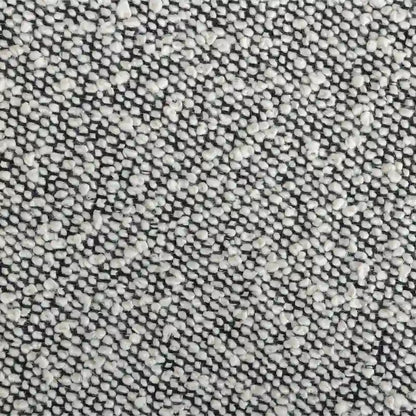 Chaises de salle à manger rondes modernes en bouclette Burbank de Roundhill Furniture, lot de 2