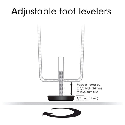 Meuble TV Juniper 58 avec insert de cheminée en cristal