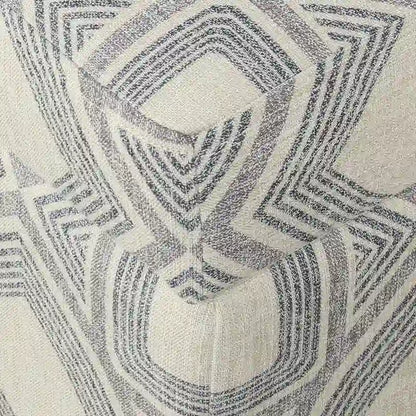 Pouf de rangement carré de luxe HomePop de 71 cm (28 pouces)