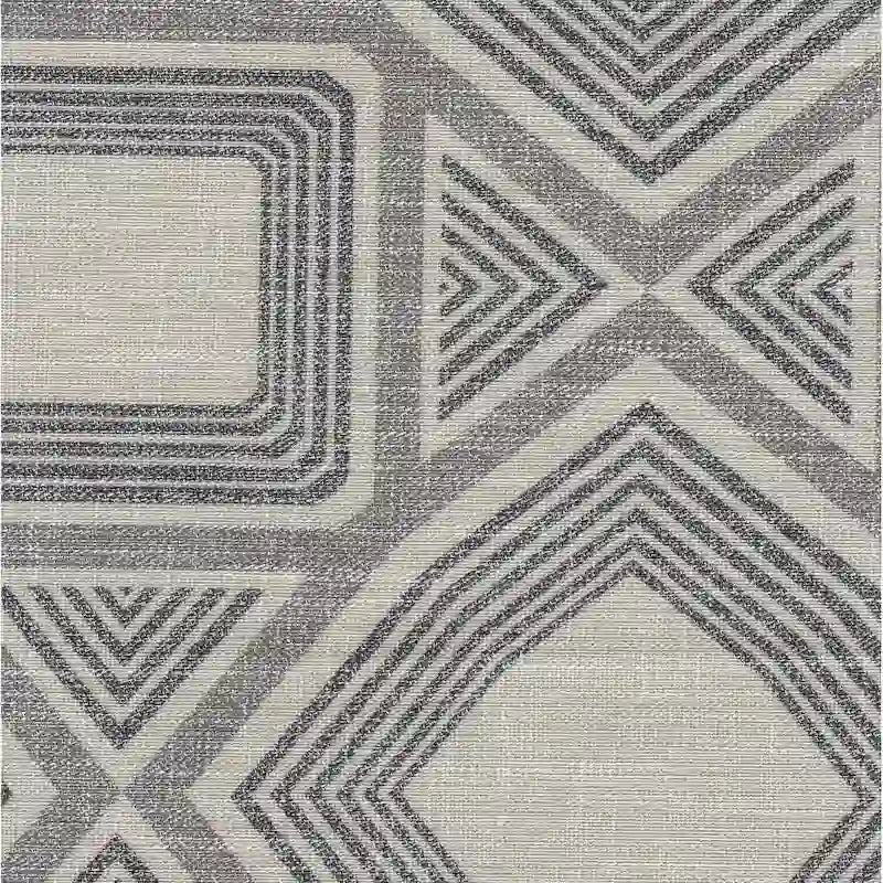 Pouf de rangement carré de luxe HomePop de 71 cm (28 pouces)