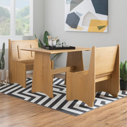 Table de petit-déjeuner rectangulaire de style ferme Beatty