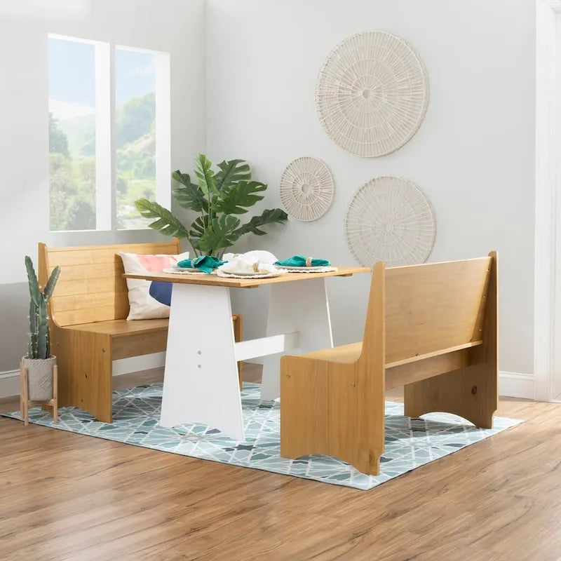 Table de petit-déjeuner rectangulaire de style ferme Beatty