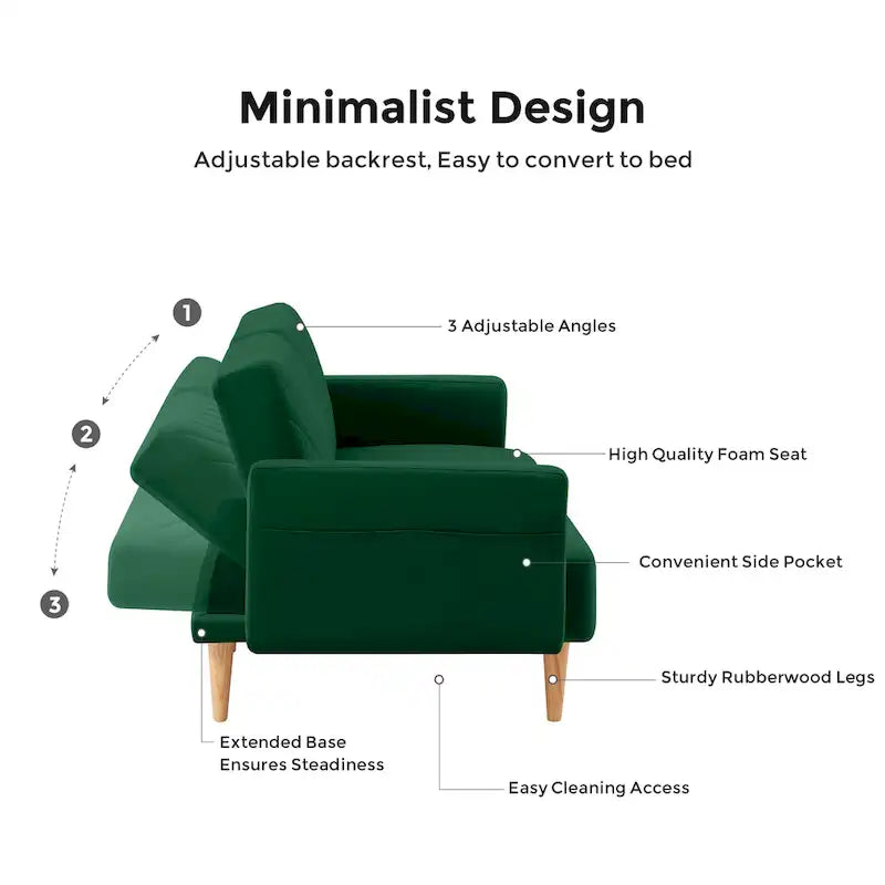 Canapé-lit convertible moderne VANOMi