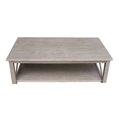 Table basse Hampton en bois massif