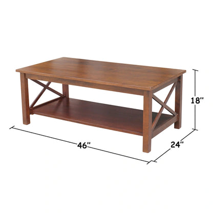 Table basse Hampton en bois massif