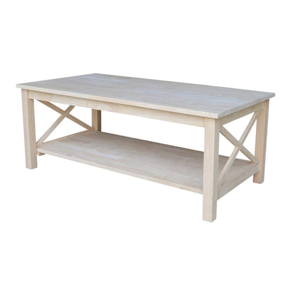 Table basse Hampton en bois massif