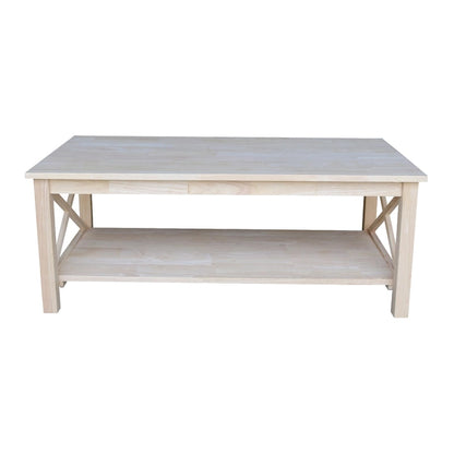 Table basse Hampton en bois massif