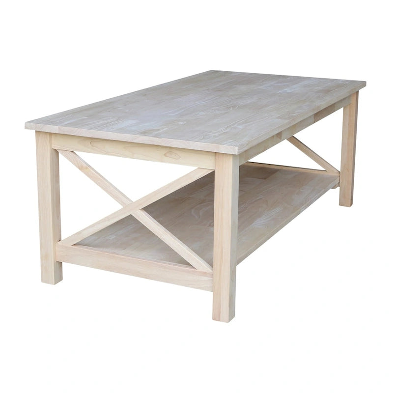 Table basse Hampton en bois massif