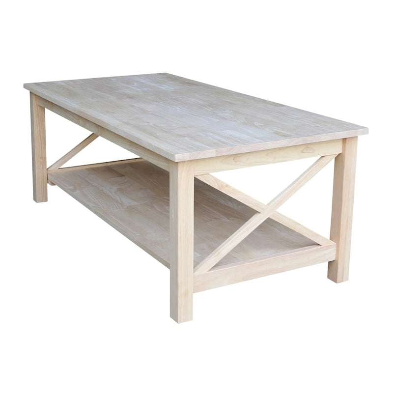 Table basse Hampton en bois massif