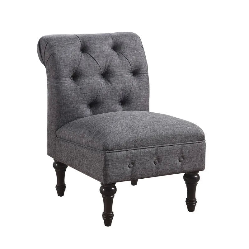 Fauteuil sans accoudoirs Rosevera LaGuardia Chesterfield