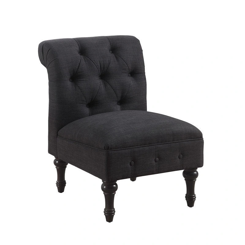 Fauteuil sans accoudoirs Rosevera LaGuardia Chesterfield