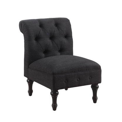 Fauteuil sans accoudoirs Rosevera LaGuardia Chesterfield