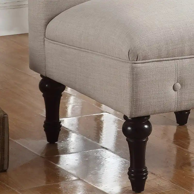 Fauteuil sans accoudoirs Rosevera LaGuardia Chesterfield