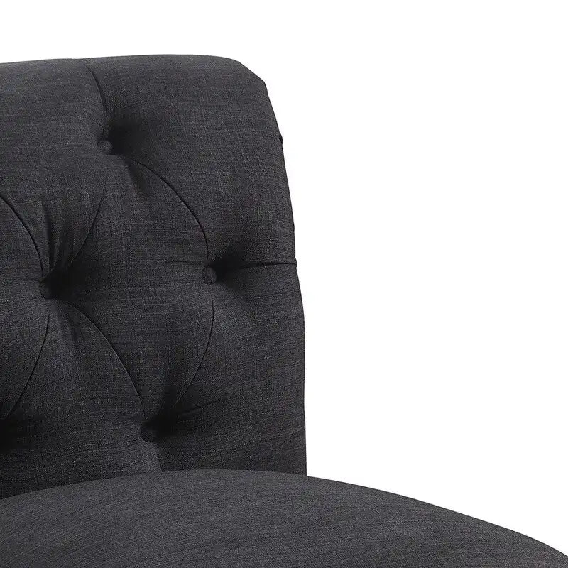 Fauteuil sans accoudoirs Rosevera LaGuardia Chesterfield