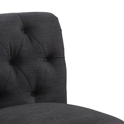 Fauteuil sans accoudoirs Rosevera LaGuardia Chesterfield