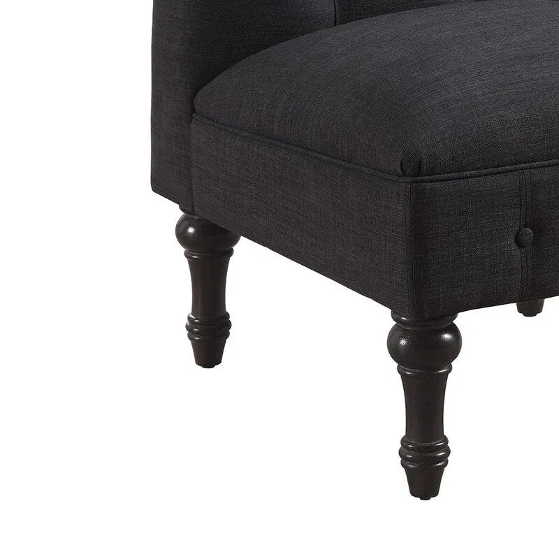 Fauteuil sans accoudoirs Rosevera LaGuardia Chesterfield