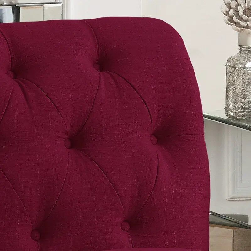 Fauteuil sans accoudoirs Rosevera LaGuardia Chesterfield