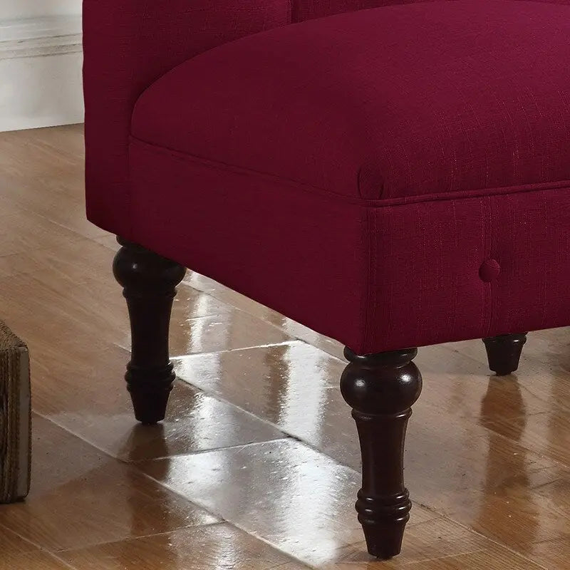 Fauteuil sans accoudoirs Rosevera LaGuardia Chesterfield