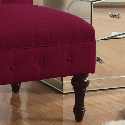 Fauteuil sans accoudoirs Rosevera LaGuardia Chesterfield