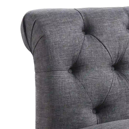 Fauteuil sans accoudoirs Rosevera LaGuardia Chesterfield