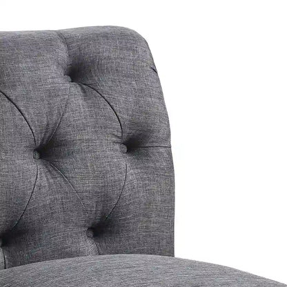 Fauteuil sans accoudoirs Rosevera LaGuardia Chesterfield