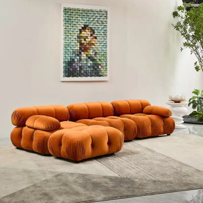 Canapé d'angle rembourré 4 pièces Daimion