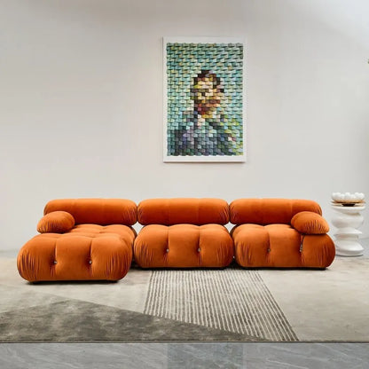 Canapé d'angle rembourré 4 pièces Daimion