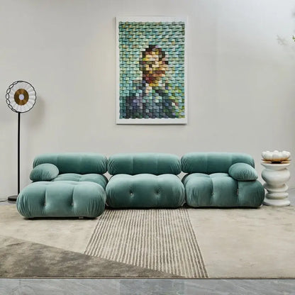 Canapé d'angle rembourré 4 pièces Daimion