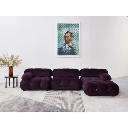 Canapé d'angle rembourré 4 pièces Daimion