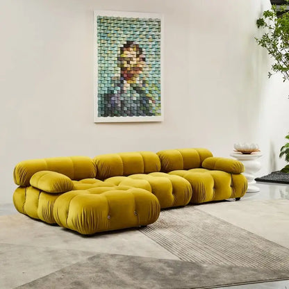 Canapé d'angle rembourré 4 pièces Daimion