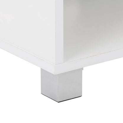 Meuble TV moderne et discret de style Hollywood, pour téléviseurs jusqu'à 85 pouces.