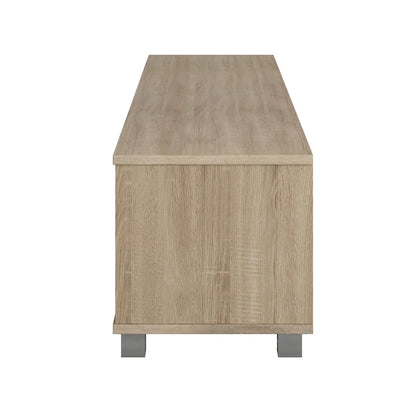 Meuble TV moderne et discret de style Hollywood, pour téléviseurs jusqu'à 85 pouces.