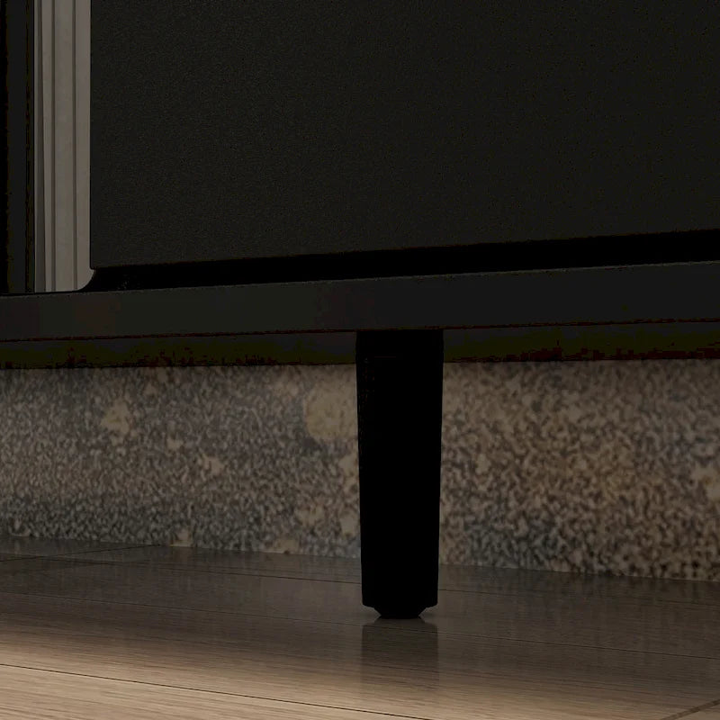 Cheminée électrique d'ambiance et meuble TV durable à faible consommation d'énergie