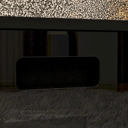 Cheminée électrique d'ambiance et meuble TV durable à faible consommation d'énergie