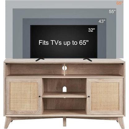 Meuble TV moderne du milieu du siècle, meuble TV haut, console TV