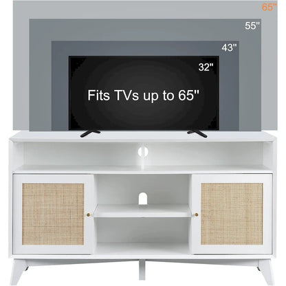 Meuble TV moderne du milieu du siècle, meuble TV haut, console TV