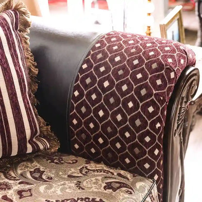 Canapé deux places capitonné en similicuir traditionnel Rend de Furniture of America