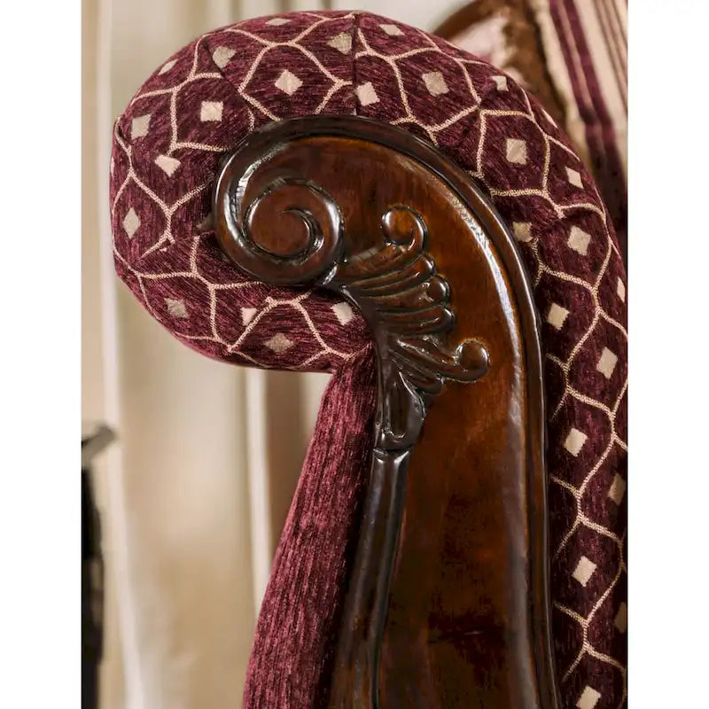 Canapé deux places capitonné en similicuir traditionnel Rend de Furniture of America