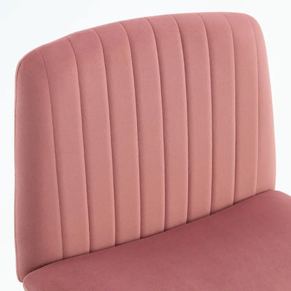 Fauteuil de bureau pivotant à 360° réglable avec pieds noirs