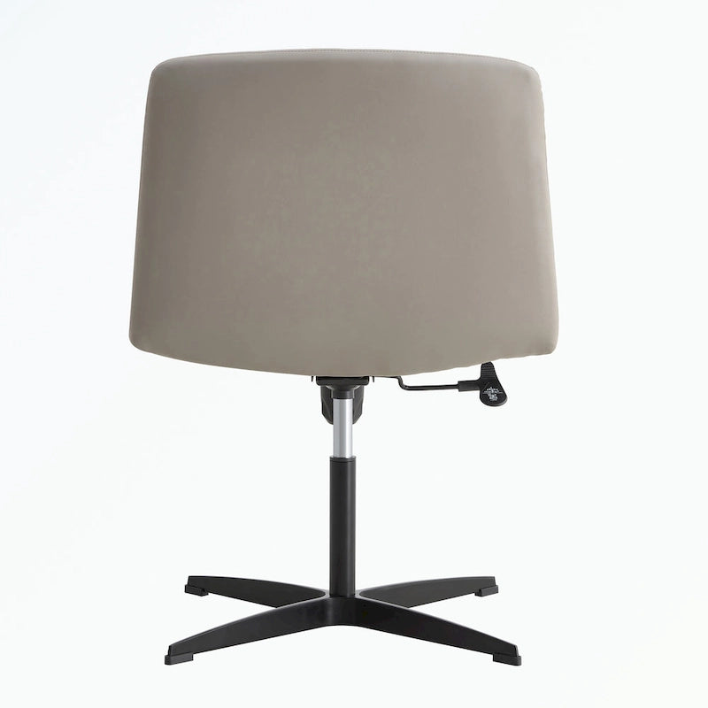 Fauteuil de bureau pivotant à 360° réglable avec pieds noirs