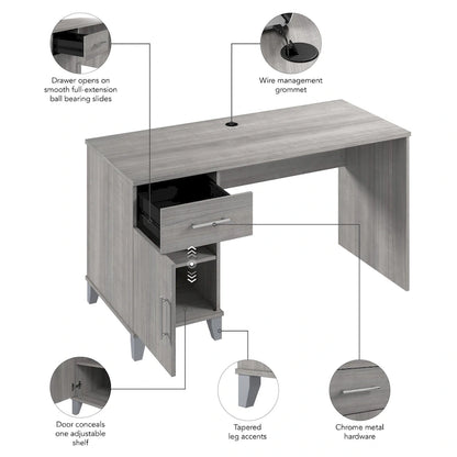 Bureau Somerset 54W avec tiroirs de Bush Furniture