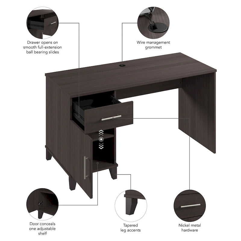 Bureau Somerset 54W avec tiroirs de Bush Furniture