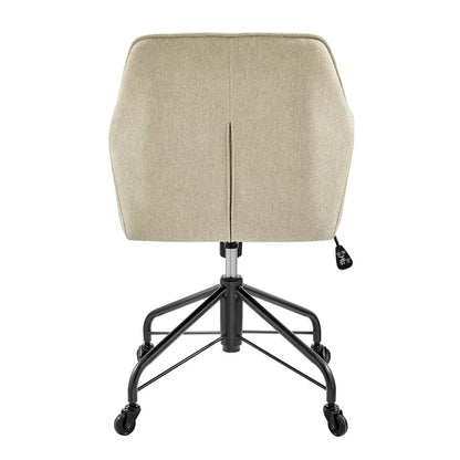 Fauteuil de bureau pivotant en tissu Thompson